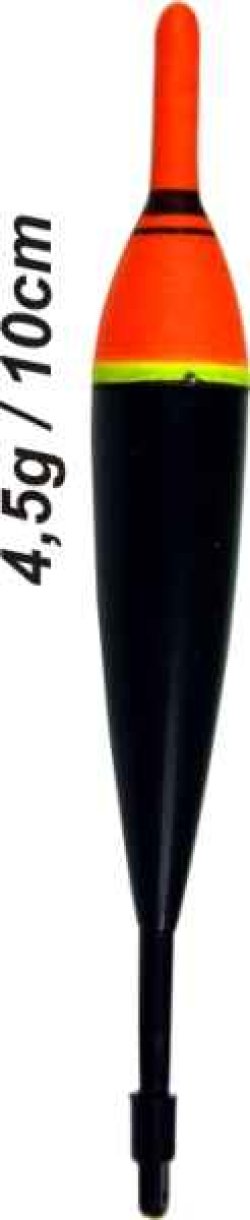 Splávek na ryby délka 100mm/nosnost 4,5 gr Splávek na ryby délka 100mm/nosnost 4,5 gr