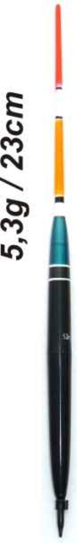 Splávek na ryby, délka 230mm / nosnost 5,3 gr Splávek na ryby, délka 230mm / nosnost 5,3 gr