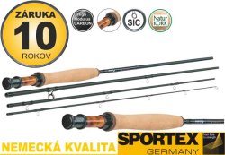 Muškařský prut Sportex Kyan Fly 4-díl 300cm / aftma 8 Muškařský prut Sportex Kyan Fly 4-díl 300cm / aftma 8