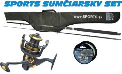 Sumčářský SET prut 2,4m + naviják se silonem a pouzdrem Sumčářský SET prut 2,4m + naviják se silonem a pouzdrem