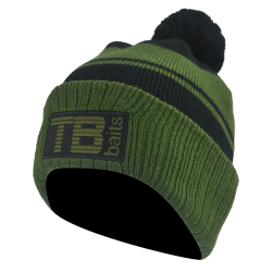 TB Baits Zimní Čepice Khaki Bobble TB Baits Zimní Čepice Khaki Bobble