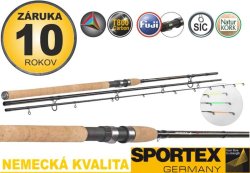 Feederový prut Sportex Xclusive Feeder NT Light 360cm,40-80g