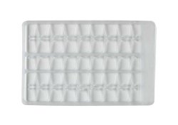 Zarážky na boilies V dlouhé (čiré - 2x48ks)