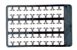 Zarážky na boilies V malé (hnědé - 2x48ks)