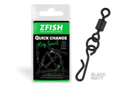 ZFISH Obratlík Quick Change Ring Swivel Matt vel.8