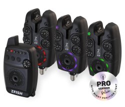 ZFISH Sada Hlásičů Bite Alarm Set Zx8 PRO 3+1 ZFISH Sada Hlásičů Bite Alarm Set Zx8 PRO 3+1