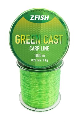 ZFISH Vlasec Green Cast Carp Line 1000m - 0,30mm