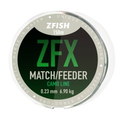 ZFISH vlasec ZFX Match/Feeder CamoLine 150m - 0,23mm ZFISH vlasec ZFX Match/Feeder CamoLine 150m - 0,23mm