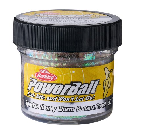 Berkley PowerBait Honey Worm 2,5 cm 55 ks Natura