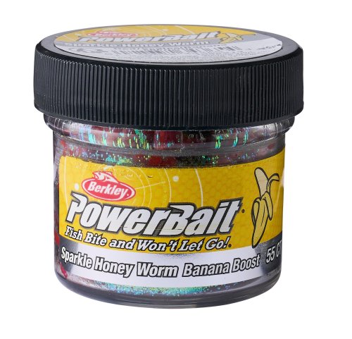 Berkley PowerBait Honey Worm 2,5 cm 55 ks Red