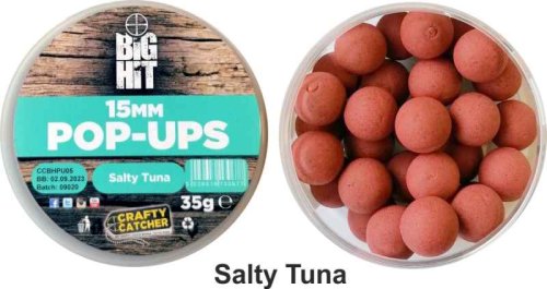 Boilies pop up Crafty Catcher Big Hit 15mm / 35g Strawberry Cream