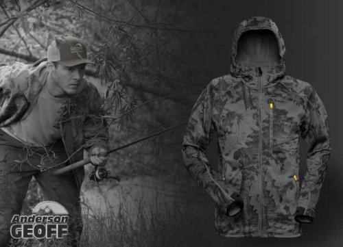 Bunda HOODY3 Black/leaf M