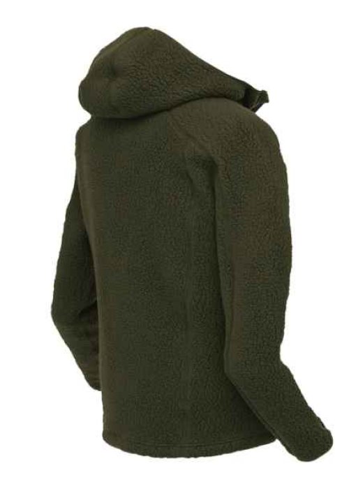Bunda s kapucí TEDDY - Zelený vek.XXXL