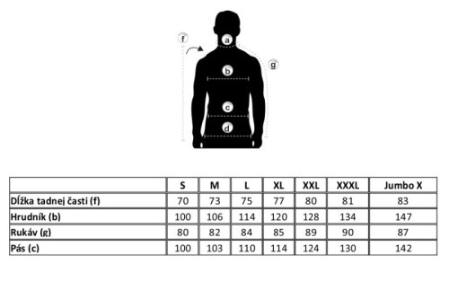 bunda z mikro fleece HOODY 3 černá XL