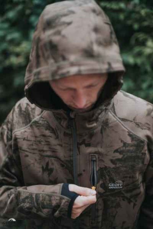 bunda z mikro fleece HOODY 3 Leaf M