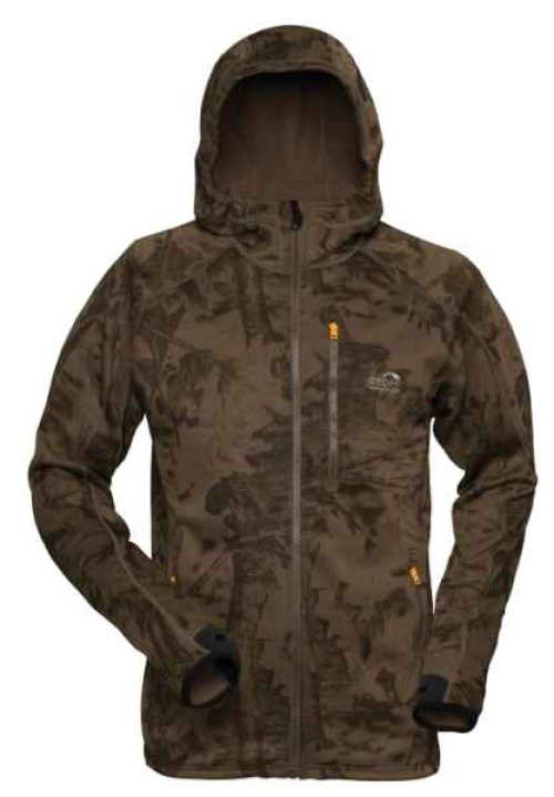 bunda z mikro fleece HOODY 3 Leaf M