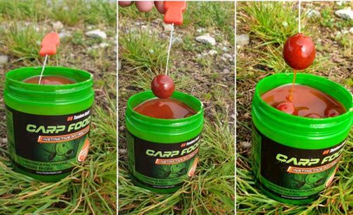 Carp Food Boosted Hookers - dipované boilies 18 mm 300g Total Scopex