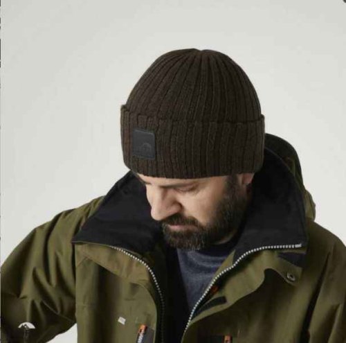 Čepice Geoff Anderson WizWool Njal beanie hnědá