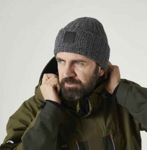 Čepice Geoff Anderson WizWool Njal beanie šedá