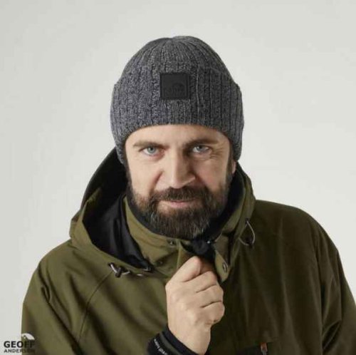 Čepice Geoff Anderson WizWool Njal beanie šedá