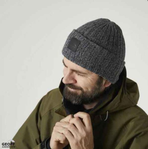 Čepice Geoff Anderson WizWool Njal beanie šedá