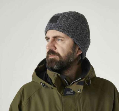 Čepice Geoff Anderson WizWool Njal beanie šedá