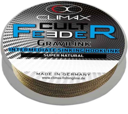 CLIMAX CULT Feeder Gravilink potápivá šňůra šedá 10m 0,22mm / 8,9kg
