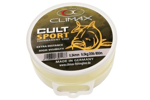 CLIMAX silon CULT SPORT 600m Fluo-žlutá 0,34mm
