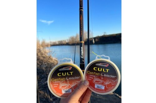 CULT Catfish Leader20m 1,00mm/100kg - šedá