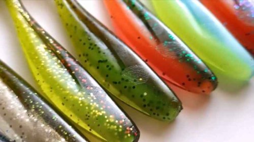 Dipované umělé nástrahy 8cm / 8ks Wizzle Shad 3