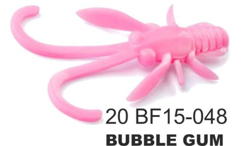 Dipované umělé nástrahy BAFFI Fly 38mm / 10ks Bubble Gum