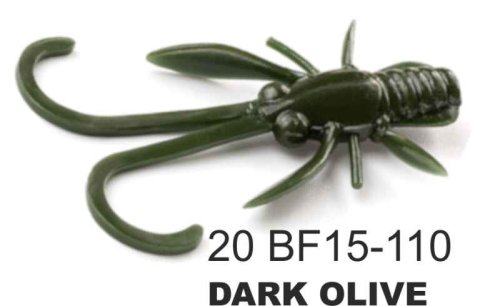 Dipované umělé nástrahy BAFFI Fly 38mm / 10ks Hot Chartreuse