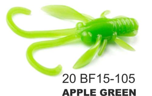 Dipované umělé nástrahy BAFFI Fly 38mm / 10ks Hot Chartreuse