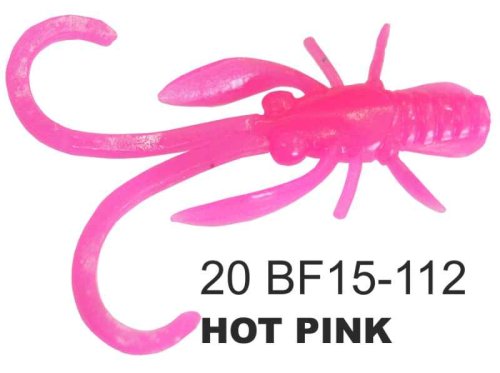 Dipované umělé nástrahy BAFFI Fly 38mm / 10ks Hot Pink