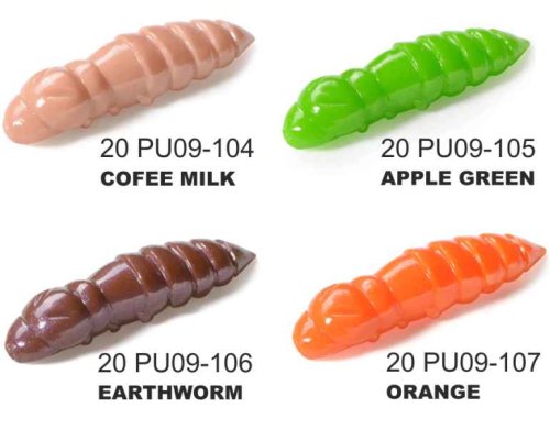 Dipované umělé nástrahy Pupa 23mm / 12ks Hot Chartreuse