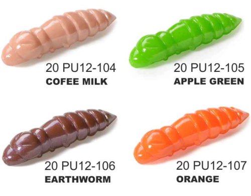 Dipované umělé nástrahy Pupa 30mm / 10ks Bubble Gum / Hot Chart
