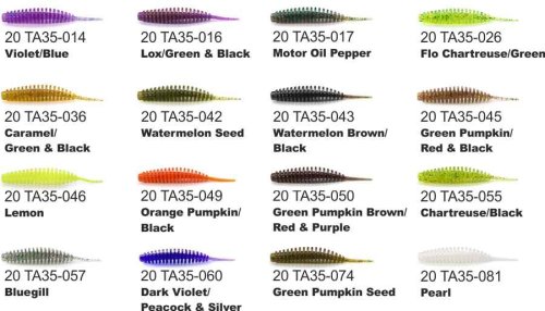 Dipované umělé nástrahy Tanta 3,5-9cm 5ks Watermelon Seed