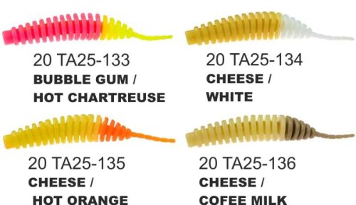 Dipované umělé nástrahy Tanta 63mm / 8ks Cheese