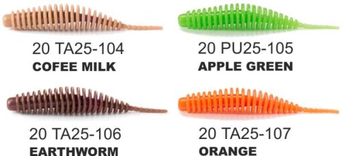 Dipované umělé nástrahy Tanta 63mm / 8ks Hot Chartreuse