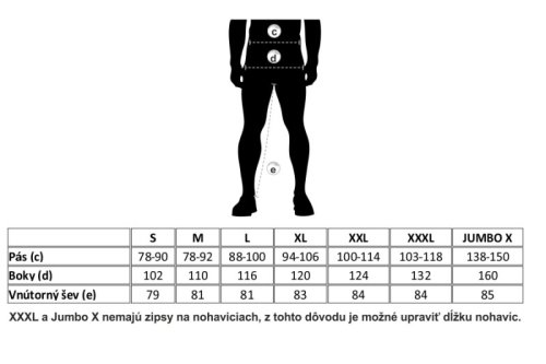 Kalhoty Urus 6 maskáč vel.XL