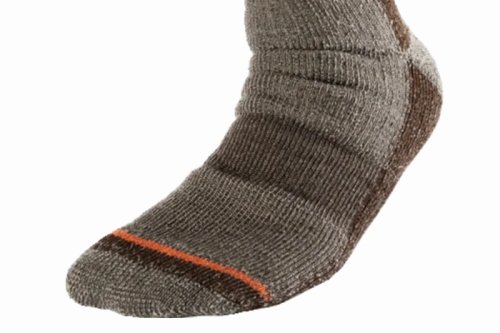 Merino ponožky Geoff Anderson Woolly sock hnědé 41-43
