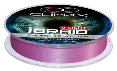Pletená šňůra iBraid U-Light fluo-fialová 135m 0,06/4,5kg