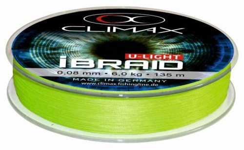 Pletená šňůra iBraid U-Light neon-zelená 135m 0,06/4,5kg
