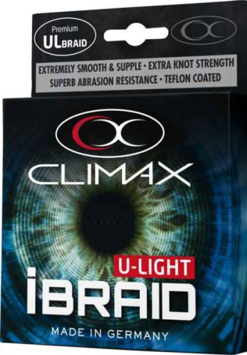 Pletená šňůra iBraid U-Light neon-zelená 135m 0,08/6kg
