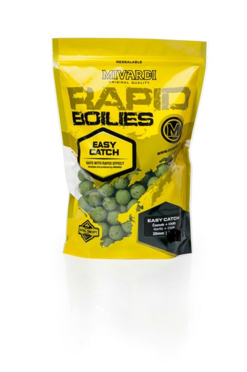 Rapid Boilies Easy Catch - Česnek + Chilli (3300g | 16mm)