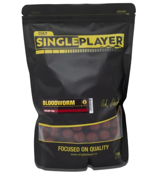 SINGLEPLAYER Boilies Bloodworm 16mm 1kg
