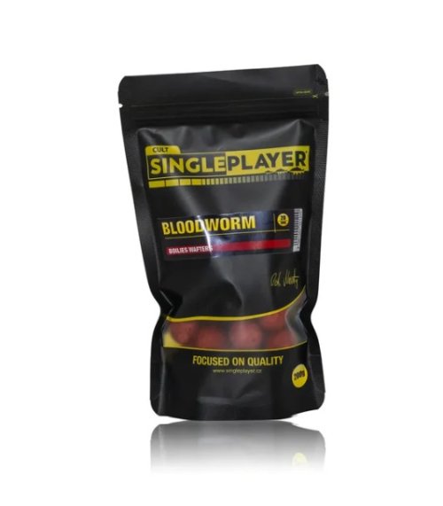 SINGLEPLAYER Boilies Wafters Bloodworm 200g 20mm