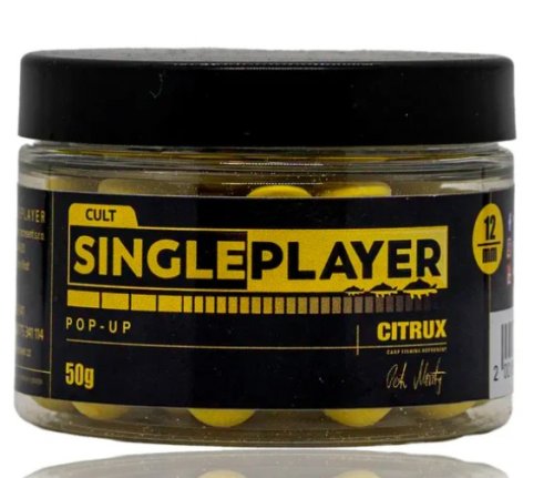 SINGLEPLAYER Pop-up Boilie Citrux 50g 12mm