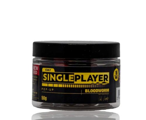 SINGLEPLAYER Pop-up Boilies Bloodworm 50g 16 mm