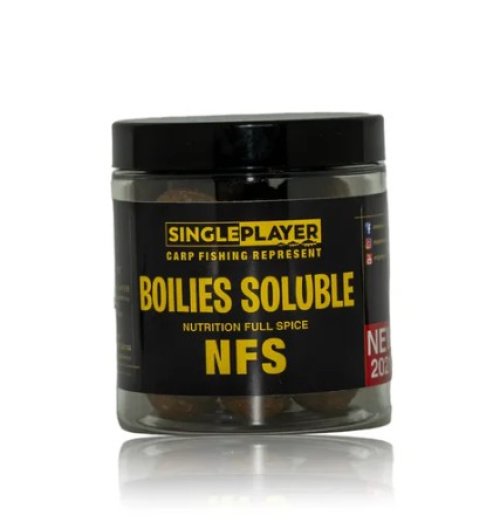 SINGLEPLAYER Rozpustné Boilies SOLUBLE NFS - 150g 20mm
